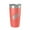Coral, variant on Lake Alpine Map Tumbler Travel Mug Insulated Laser Engraved Coffee Cup California 20 oz Yellow