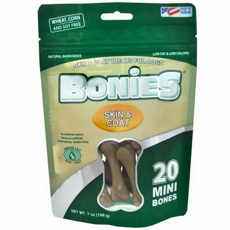 UPC: 0814087006806 | BONIES Skin & Coat Health Multi-Pack MINI (20 Bones / 7 oz)