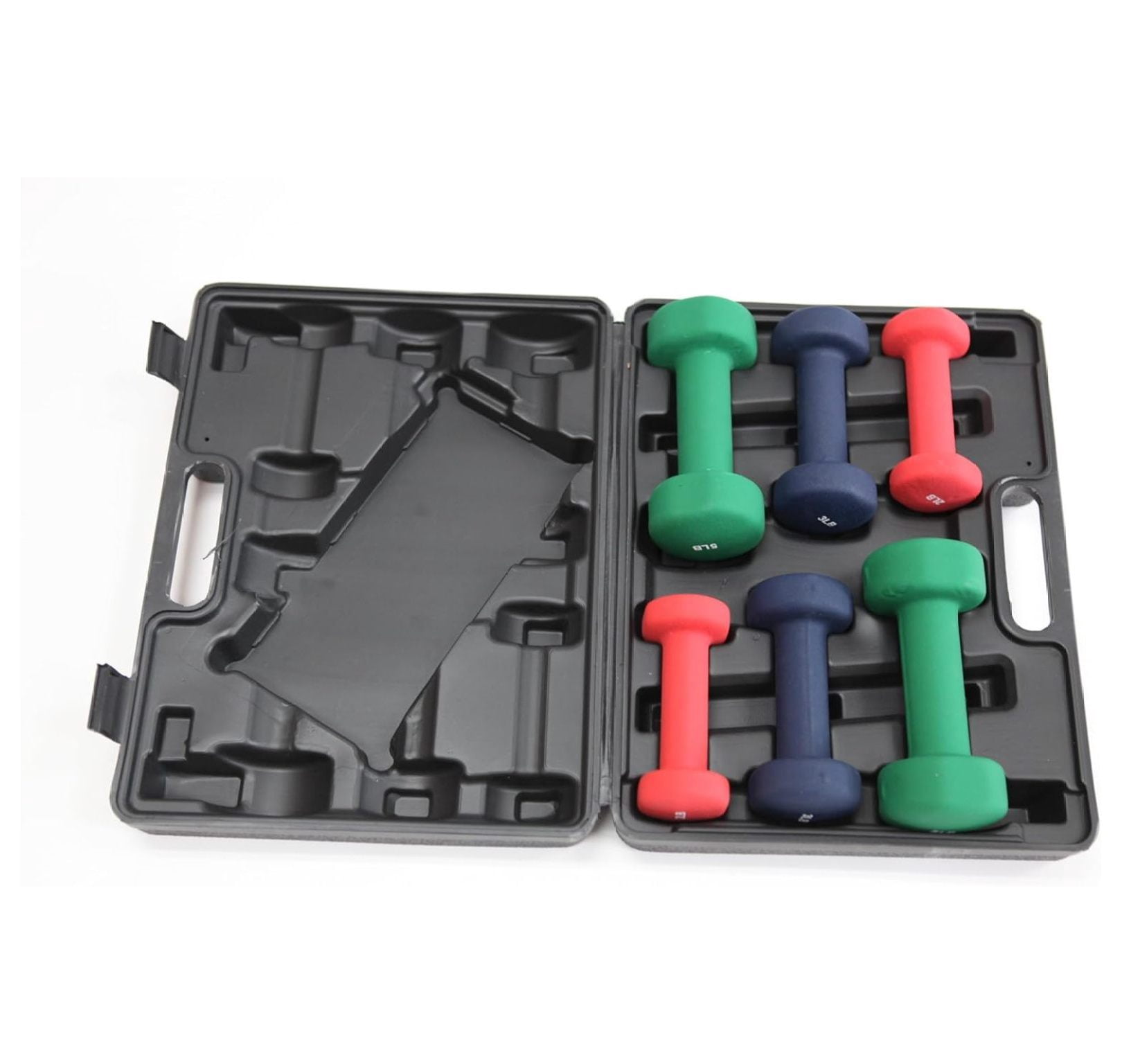 Ader Neoprene Dumbbell Set w/Rack