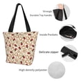thumbnail image 4 of Honeii Valentine'S Day Rose Print Women Top Handle Satchel Handbags,Fashion Handbag,Messenger Tote Bag Purse for Women,Shoulder Bag Handbag for Travel, Work, 4 of 6