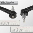 thumbnail image 3 of Motorcycle Bar End Mirrors, Round Motorcycle Mirrors, E-MARK Motorcycle Mirrors, Universal Rearview Mirrors for Quad Scooter ATV Motorcycle, 2 Pack, 3 of 5