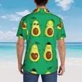 thumbnail image 3 of Lsque Cartoon Fruit 1 pattern Hawaiian Shirt for Men, Unisex Summer Beach Casual Short Sleeve Button Down Shirts-3X-Large, 3 of 9