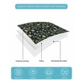thumbnail image 5 of Quilts Twin XL Size, Dark Green Leaves Soft Comforter Bedding Set for Bed, Pastoral Farmhouse Botanical Plant Lightweight Quilted Bedspread with Pillow Cover(2 Pieces) for All Season, 68x98 Inch, 5 of 6