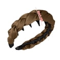thumbnail image 3 of Cloth-wrapped Wavy Hair With Tooth Comb Textured Hair Hair Hairpin Headdress, 3 of 6