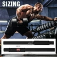 thumbnail image 3 of Padded Weight Lifting Straps, Weight Lifting Wrist Straps Black, 3 of 10