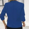 thumbnail image 5 of ZJXFGS Womens Blazer Work Office Suit Jackets Blazer Professional Blazers for Women Womens Business Casual Clothing Blue 3XL, 5 of 9