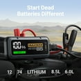 thumbnail image 2 of Hulkman Alpha 85 Jump Starter 2000 Amp Portable Car Starter w/LED Display, Black, 2 of 7
