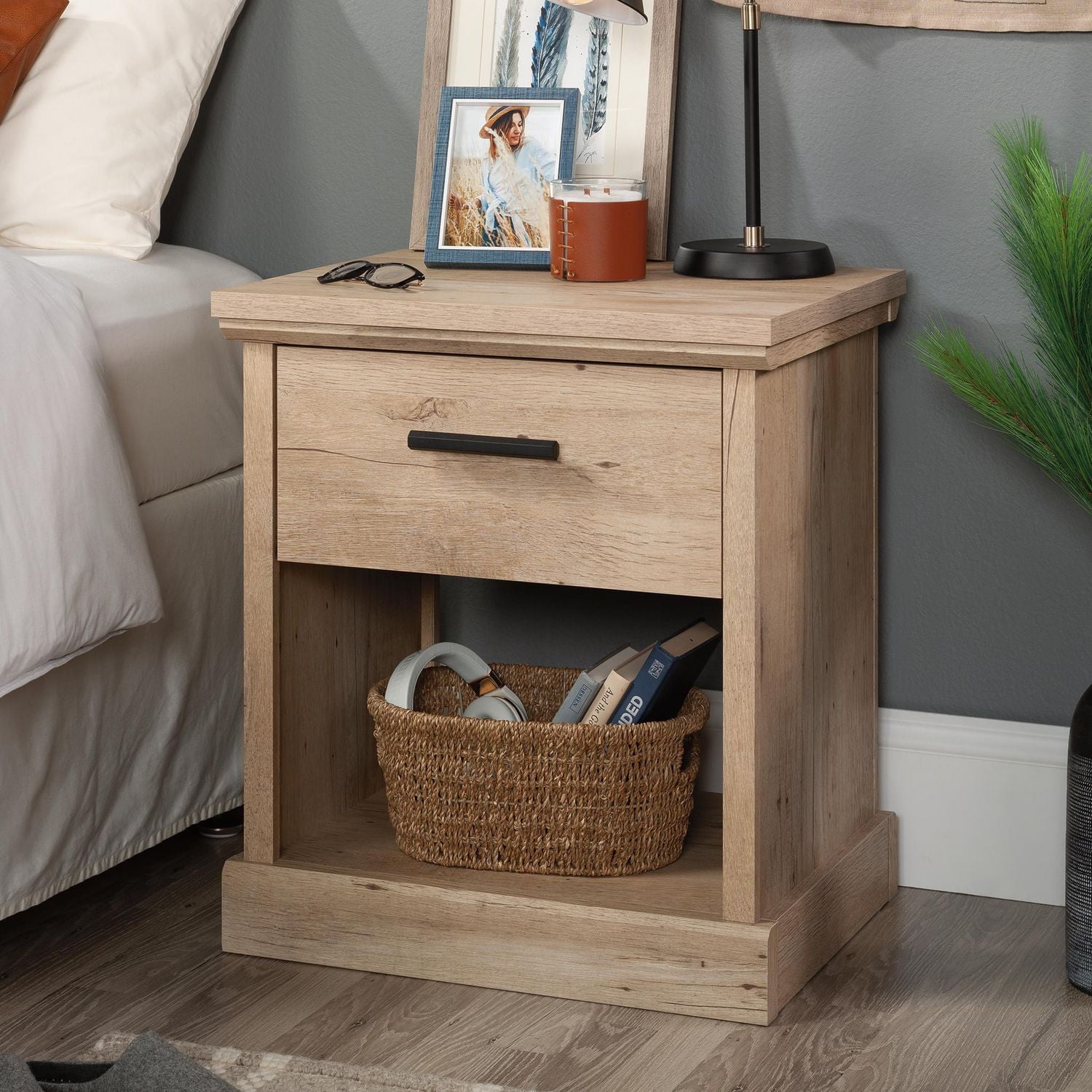 Sauder La Collection Aspen Post® Chevet en Finition Prime Oak