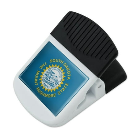 

South Dakota State Flag Refrigerator Fridge Magnet Magnetic Hanging Hook Note Snack Clip