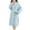 Light Blue, variant on Xuniizn Womens Robes Plush Fleece Bathrobe Warm Cozy Thick Nightgown with Pockets Fluffy Sleepwear Bandage Bath Robe with Pockets Solid Color