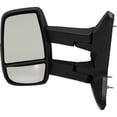 thumbnail image 2 of Towing Mirrors Manual Adjust Manual Folding Heated Textured Black for 2015-2019 Ford Transit-150 Base 6 Cyl 3.5L, 2 of 4