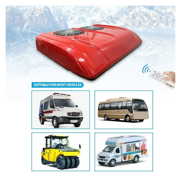 Double Brushless Fan Electric Rv Air Conditioner ,Roof Top Car Air Conditioning 12V 24V For Motorhome Truck Camper Van ,Efficient Cooling
