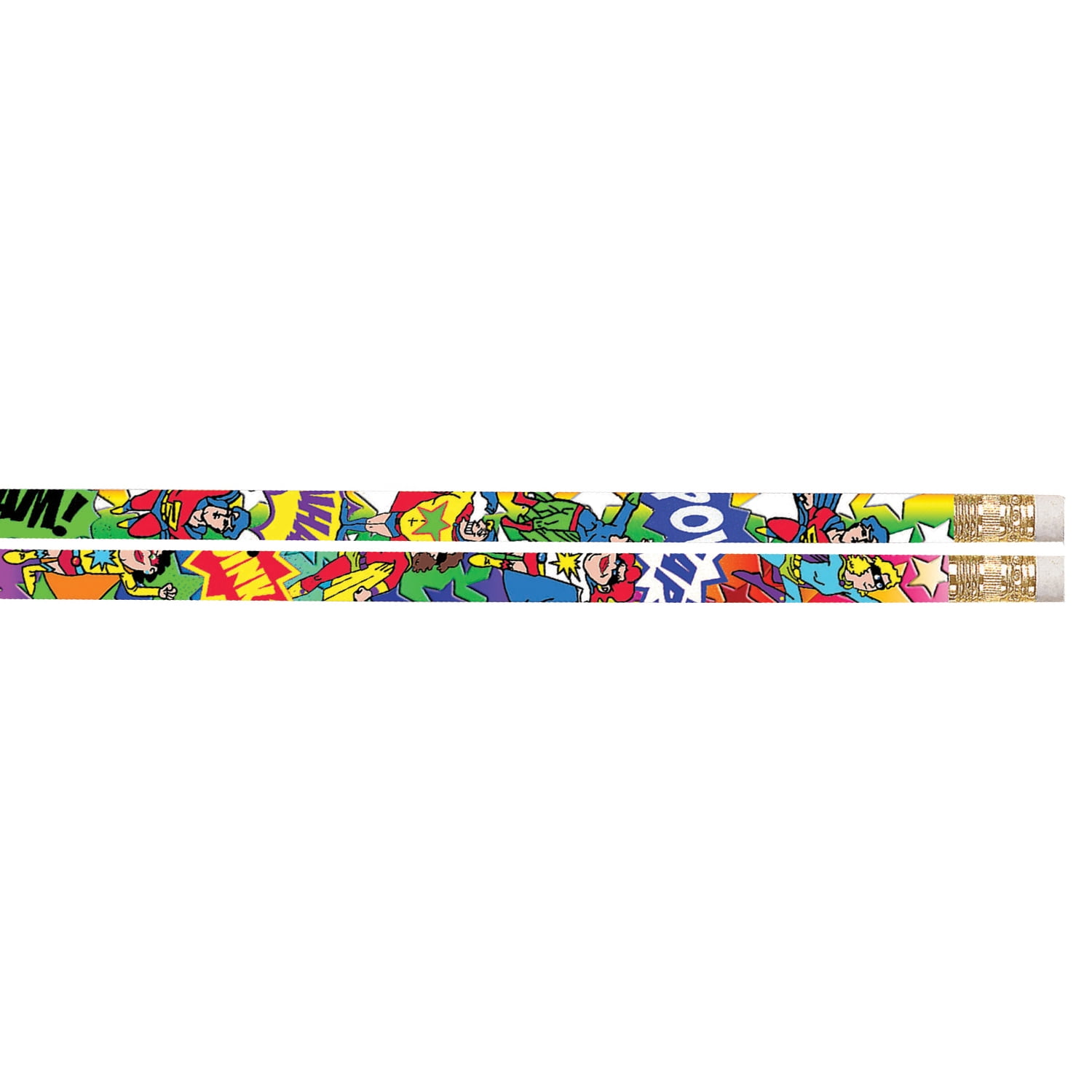 Musgrave Pencil Company Super-Duper Heroes Motivational Pencil, Pack of 144
