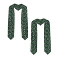thumbnail image 2 of Zufioo Dinosaur and Bone Print Graduation Shawl Ribbon, Graduation Ribbon for Male and Female Graduates-Sharp Corner, 2 of 7