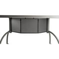 thumbnail image 2 of Oklahoma Sound Modern Plastic Teacher's WorkPod Desk in Charcoal Slate, 2 of 5