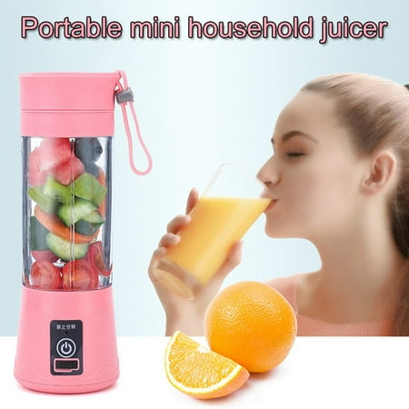 

Citystores 380ml Portable Mini Electric Household Fruit Juicer Blender Squeezer Bottle