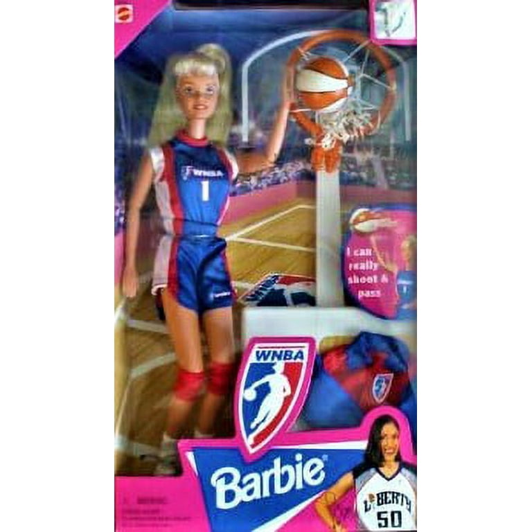 WNBA Basketball Blonde Barbie Doll by Mattel