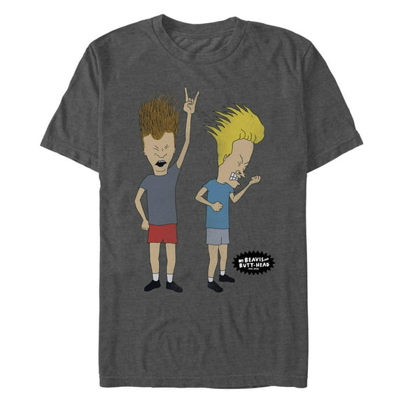 Men's Beavis and Butt-Head Rock Forever  Graphic T-Shirt