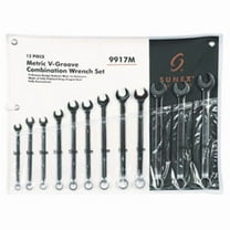 Sunex Tools 9917M 12Pc V Grv Comb Wrench Set