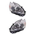 thumbnail image 3 of New Pair Of Halogen Headlights Compatible With Toyota Prius Five Hatchback 4 Door 1.8L 2012 2013 2014 2015 By Part Number 8113047520 8117047520, 3 of 5