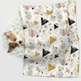 thumbnail image 6 of Naloa Geometric Triangle Dog Blanket, 3 Sizes Cat Blanket for Indoor Cats Large Medium Small Dog Gifts-Large, 6 of 8