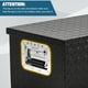 thumbnail image 5 of Heavy - duty 39x13x10 pulgada aluminum truck tool box con side handles: jobsite almacenamiento para truck cama, rv, y trailer, 5 of 10