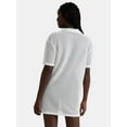 thumbnail image 3 of Celebrity Pink Women’s Crochet Coverup Shirt, Sizes XS-XXL, 3 of 4