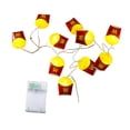 thumbnail image 2 of Guirnalda de luces LED de 2 m y 10 ledes, resistente al agua, para Navidad, cumpleaños, habitación de niños, restaurante, decoración de fiestas papas fritas, 2 of 8