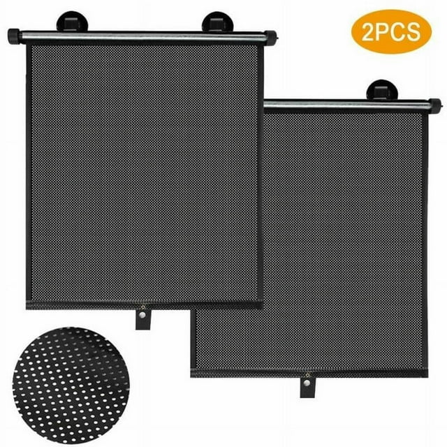 MYG 2*Car Side Casement Rétractable Pare-Soleil Bébé Couverture Rideau Enrouleur