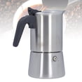 thumbnail image 1 of Mixpressos 304 Stainless Steel Stovetop Coffee Percolator, Percolator Coffee Pot Stainless Steel Camping Makers, Stovetop Pot for Brewing Heating Water Milk, Multifunctional, 1 of 7