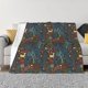 thumbnail image 1 of Fotbe Deers In The Forest 1 Manta de Franela con Estampado, Manta Ultrasuave para Cama, Sofá, Auto, Hipoalergénica y Antibolitas-40"x30", 1 of 6