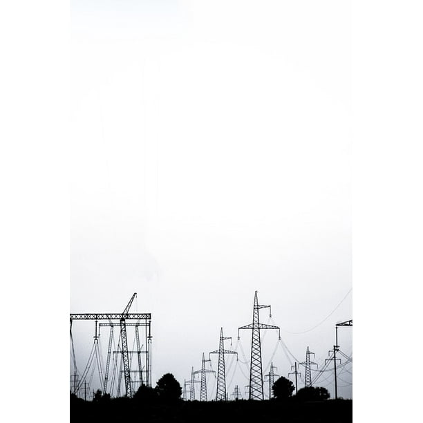 Peel N Stick Poster Of Strom Ukraine Kabel Schwarz Weiaƒa Foto Poster 24x16 Adhesive Decal Walmart Com Walmart Com