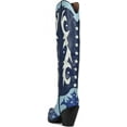 thumbnail image 4 of Jeffrey Campbell Women's Cambell Starwood Tall Western Boot Snip Toe Blue 7 M  US, 4 of 4