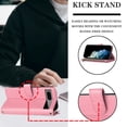 thumbnail image 4 of Compatible with Google Pixel 7 Wallet Case Premium Zipper Large Space Flip PU Leather Cover, 4 of 5
