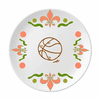 Sports Basketball Chasing Delivery Flower Ceramics Plate Tableware Dinner Dish