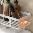 thumbnail image 3 of Estante de Almacenamiento sobre el Inodoro Perfecl Organizador de Material Acero 1 Nivel Blanco, 3 of 8