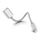 thumbnail image 3 of Cable OTG tipo C a adaptador de cable de conexión USB 2.0 (plateado), 3 of 5
