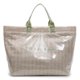 thumbnail image 1 of Bolso Hombro Punto Elegante PVC Casual Straw Tote Bold Bag Large () Verde, 1 of 9