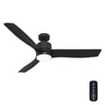 thumbnail image 2 of Hunter 60 inch Bolsa Matte Black Ceiling Fan with LED Light Kit and Handheld Remote, 2 of 15