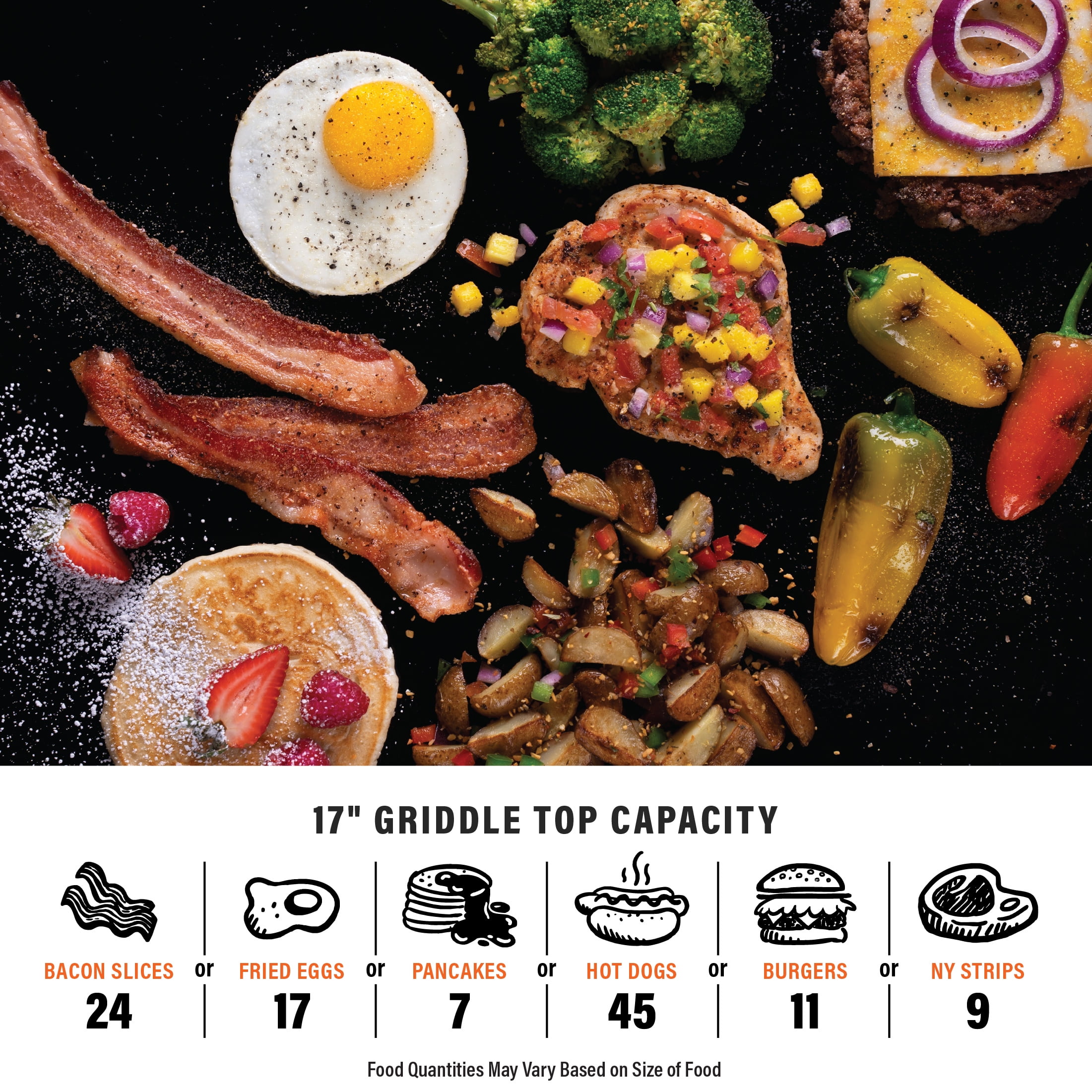 Blackstone Adventure Ready 17-Inch Propane Griddle with Hard Cover
