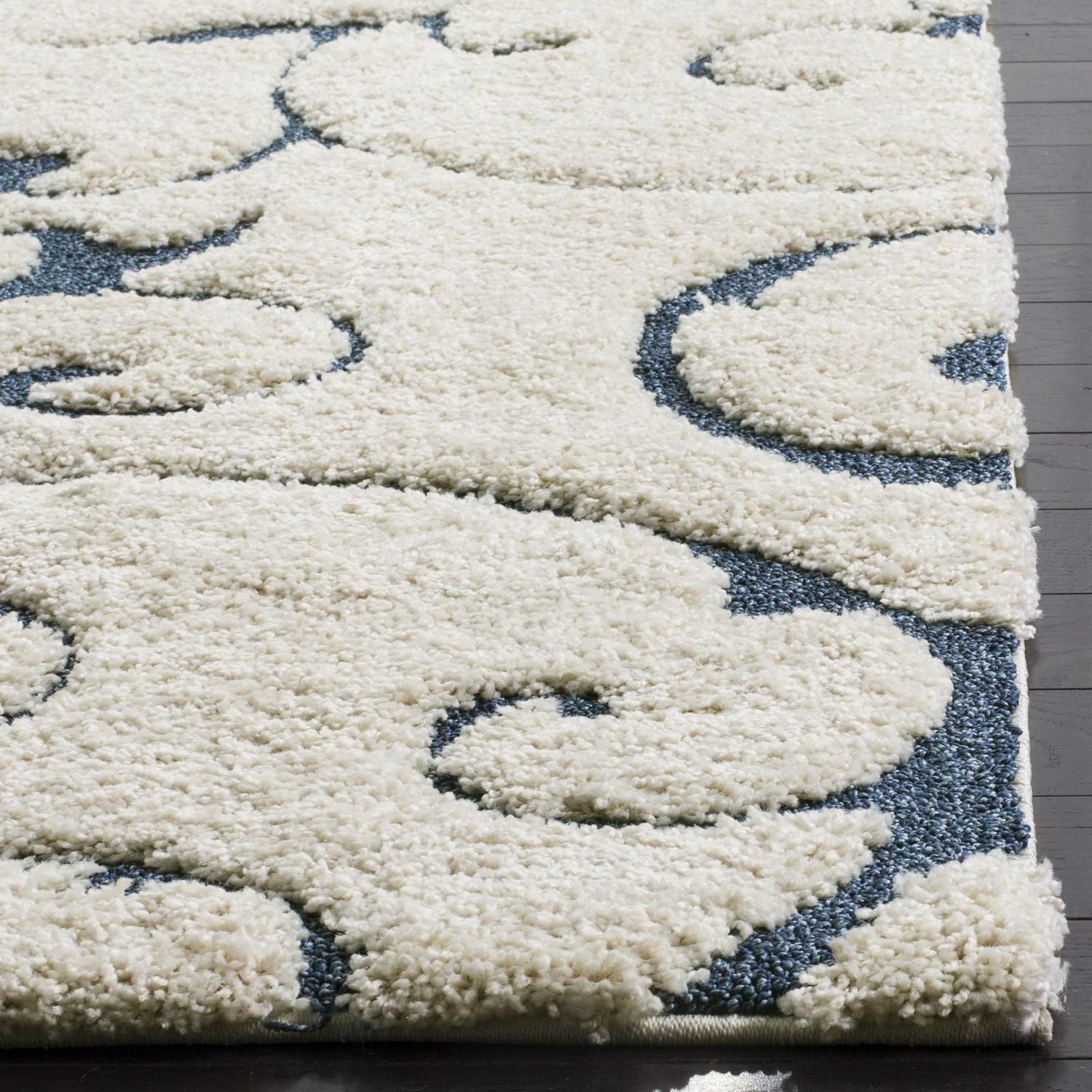 SAFAVIEH Florida Douglas Floral Vines Shag Area Rug