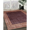 thumbnail image 3 of Ahgly Company Machine Washable Indoor Rectangle Traditional Orange Salmon Pink Area Rugs, 5' x 7', 3 of 7