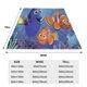 thumbnail image 5 of Manta de Buscando a Nemo, decoración de habitación, mantas de franela para sofá cama de 80 x 60 pulgadas, 5 of 6
