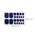thumbnail image 2 of CNKOO 12 Sheets Toe Nail Stickers Decors Exquisite Nail Decals Toe Nail Covers, 2 of 7