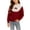 Red, variant on StSilkitty Sweaters for Girls Cute Bowknot Long Sleeve Crewneck Pullover Tops Fall Winter Lightweight Warm Clothes