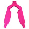 thumbnail image 4 of Fgnfyis Chandail à Col Roulé pour Femmes avec Manches à Col Roulé Chandails pour Femmes Rose Vif, 4 of 5