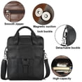 thumbnail image 3 of Bolso de mensajero de cuero para hombre, bolso bandolera para hombre, para el trabajo, negocios, moda, bolso de mano multifuncional de gran capacidad, 3 of 8