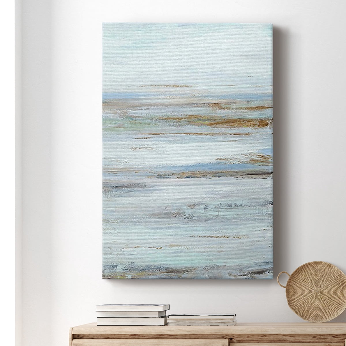 Muted Misty Marsh II Premium Gallery Wrapped Canvas - Ready to Hang