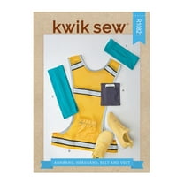 Kwik Sew Sewing Pattern R10821 (4360) - Armband, Headband, Belt and Running Vest, Size: A (S-M-L)