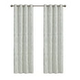 thumbnail image 2 of SunSmart Amelia Polyester Knitted Jacquard Grommet Top Curtain Panel in White, 2 of 5